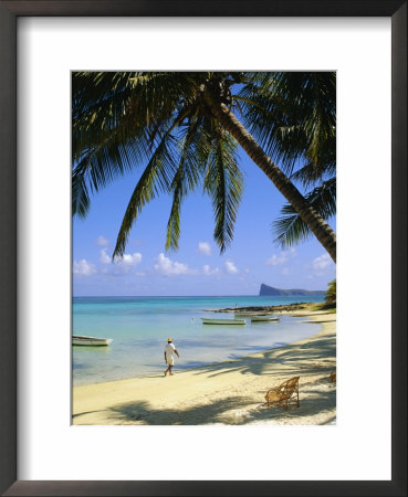 Beach, Cap Malheureux, Mauritius by G Richardson Pricing Limited Edition Print image