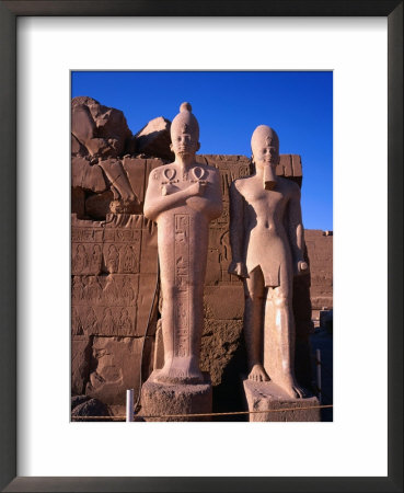 Two Collosi Statues At 8Th Pylon At Karnak Temple In Ancient Thebes, Luxor, Egypt by Anders Blomqvist Pricing Limited Edition Print image