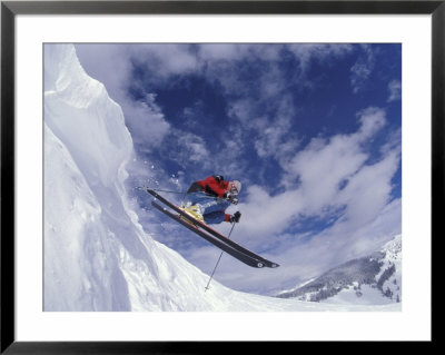 Skiing In Vail, Colorado, Usa by Lee Kopfler Pricing Limited Edition Print image