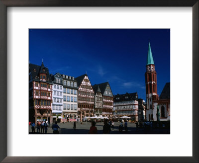 Alte Nikolaikirche (Church) And Historical Buildings On Rommeplatz (Square), Hesse, Germany by Johnson Dennis Pricing Limited Edition Print image