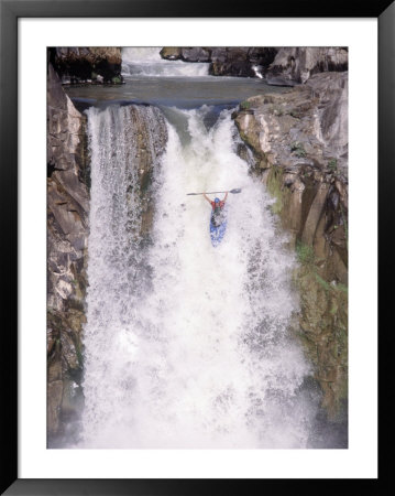 Kayaking Over Celestial Falls, Or by Charlie Borland Pricing Limited Edition Print image
