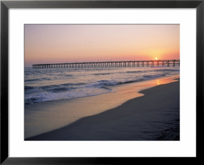 Point Hueneme Pier At Sunset, Ventura, Ca by Peter French Pricing Limited Edition Print image