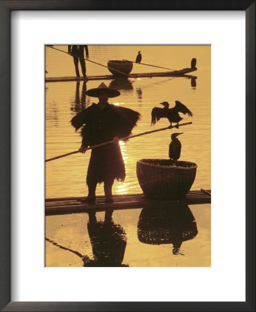 Trout Fishing, Yangshou, China by Jacob Halaska Pricing Limited Edition Print image