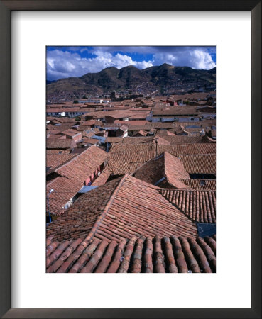 Looking Over Tiled Roofs, Cuzco, Peru by Grant Dixon Pricing Limited Edition Print image