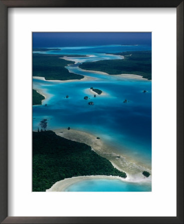 Aerial View Of Isle Of Pines, L'le De Pins, New Caledonia by Jean-Bernard Carillet Pricing Limited Edition Print image