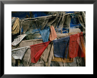 Prayer Flags, Leh,Jammu & Kashmir, India by Richard I'anson Pricing Limited Edition Print image