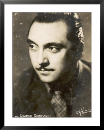 Django Reinhardt (Jean-Baptiste) French Jazz Guitarist Born In Belgium Of Gypsy Parentage by Studio Harcourt Pricing Limited Edition Print image