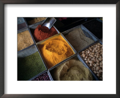 Spices, Bombay Market, Bombay, India by Dan Gair Pricing Limited Edition Print image