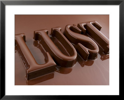 The Word Lust, Chocolate-Coated by Kai Stiepel Pricing Limited Edition Print image