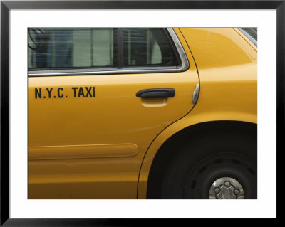 Taxi Cab, Manhattan, New York City, New York, United States Of America, North America by Amanda Hall Pricing Limited Edition Print image