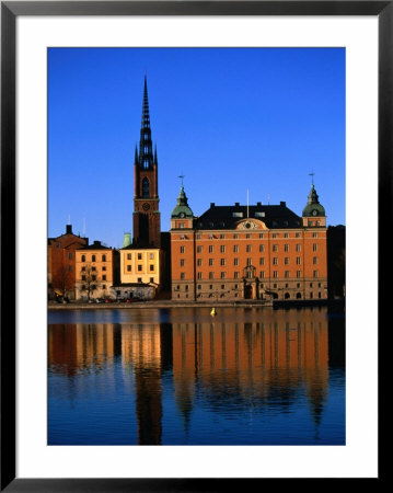 Riddarholmskyrkan And Riddarholmen Seen From Soder, Stockholm, Sweden by Jonathan Smith Pricing Limited Edition Print image