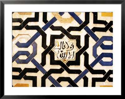 Decorative Tiles (Azulejos), Alhambra, Granada, Spain by Chester Jonathan Pricing Limited Edition Print image