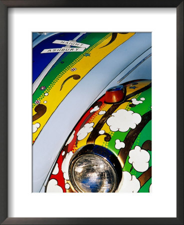 Detail Of Decorated Vw Beetle, Haight District, San Francisco, United States Of America by Richard Cummins Pricing Limited Edition Print image