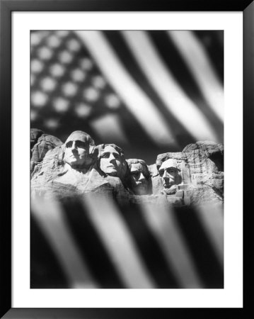 Mt. Rushmore With American Flag, Sd by Josh Mitchell Pricing Limited Edition Print image
