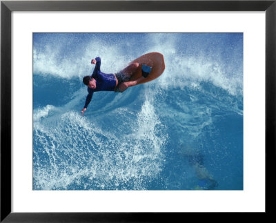 Man Body Boarding, Hawaii by Vince Cavataio Pricing Limited Edition Print image