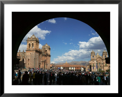 Crowds Celebrate Inti Raymi Festival In Plaza De Armas, Cusco, Peru by Keren Su Pricing Limited Edition Print image