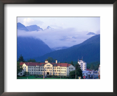 Historical Pioneer Home, Sitka Waterfront, Alaska, Usa by Hugh Rose Pricing Limited Edition Print image