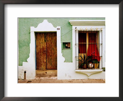House Facade In Old Town, Mazatlan, Mexico by Richard Cummins Pricing Limited Edition Print image