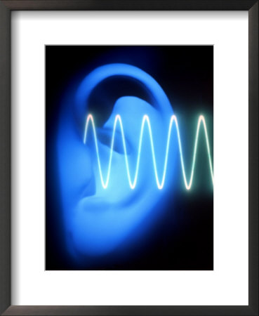 Ear With Sound Wave by Chuck Carlton Pricing Limited Edition Print image