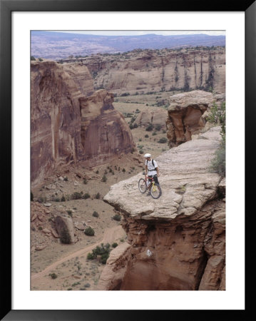 Mountain Biking, Moab, Ut by Brian Payne Pricing Limited Edition Print image