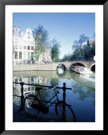 Water With Reflections, Amsterdam by Peter Adams Pricing Limited Edition Print image
