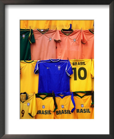 Brazil Soccer Team T-Shirts For Sale, Sao Paulo, Brazil by Alfredo Maiquez Pricing Limited Edition Print image