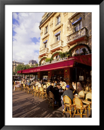 Outdoor Cafe, Paris, France by Kindra Clineff Pricing Limited Edition Print image