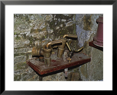 Winemaking Tools In Cellar Of Lucien Muzard, Santenay, Cote D'or, Bourgogne, France by Per Karlsson Pricing Limited Edition Print image