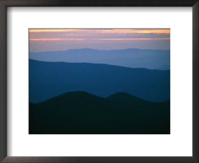 Sunset Over The Blue Ridge Mountains by Raymond Gehman Pricing Limited Edition Print image
