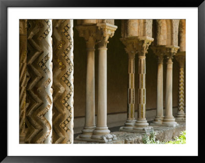 Santa Maria La Nuova Duomo Cloisters And Mosaics, Monreale, Sicily, Italy by Walter Bibikow Pricing Limited Edition Print image