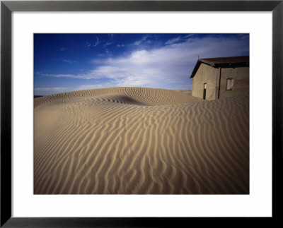 Former Diamond Mining Town Now Covered By Sand Dunes Kolmanskop, Karas, Namibia by John Borthwick Pricing Limited Edition Print image