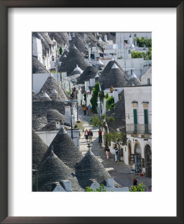 Trulli House Detail, Unesco World Heritage Site, Terra Dei Trulli, Alberobello, Puglia, Italy by Walter Bibikow Pricing Limited Edition Print image