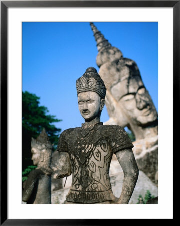 Detail, Xieng Khuan Buddha Park - Near Vientiane, Xieng Khuan, Laos by Juliet Coombe Pricing Limited Edition Print image