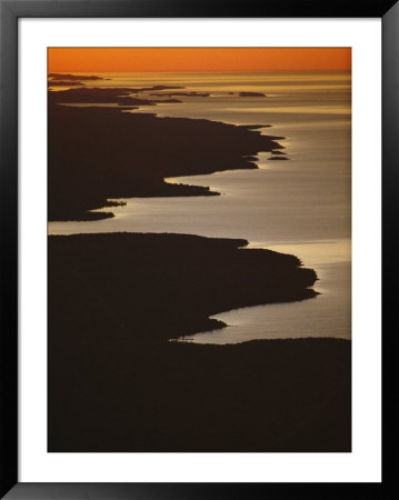 Neighboring Islands Lucille, Foreground, And Susie Fringe Lake Superior by Phil Schermeister Pricing Limited Edition Print image