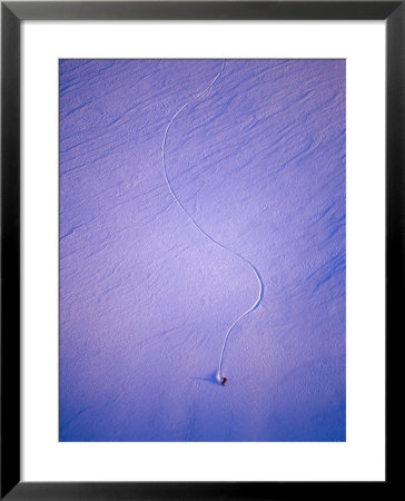 Snowboarder In Shemshak Ski System, Shemshak, Alborz Mountain Range, Tehran, Iran by Christian Aslund Pricing Limited Edition Print image