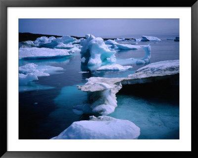 Well Sculptured Drift Ice, South Greenland, Greenland by Cornwallis Graeme Pricing Limited Edition Print image