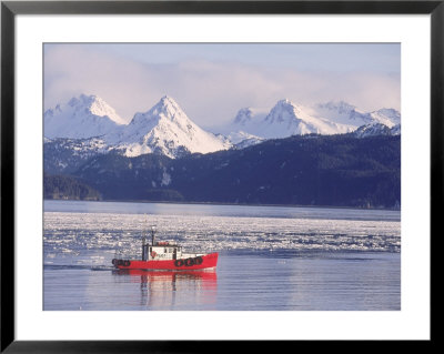 Fishing Boat, Kachemak Bay, Alaska by Robert Franz Pricing Limited Edition Print image