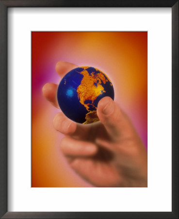 Hand Holding Globe by Carol & Mike Werner Pricing Limited Edition Print image