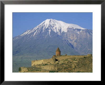 Khorvirap (Khor Virap) Monastery And Mount Ararat, Armenia, Central Asia, Asia by Bruno Morandi Pricing Limited Edition Print image