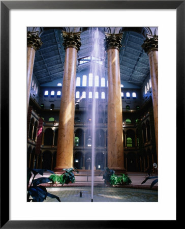 Museum Interior Of National Building, Washington Dc, Usa by Mark & Audrey Gibson Pricing Limited Edition Print image