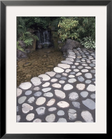 Japanese Garden At Butchart Gardens, Vancouver Island, British Columbia, Canada by Connie Ricca Pricing Limited Edition Print image