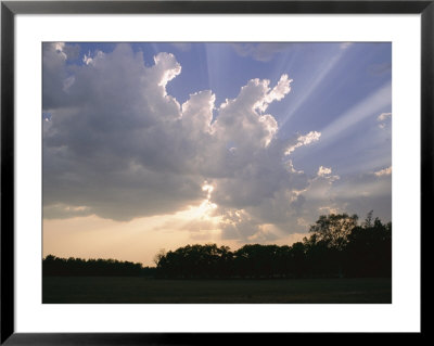 Sunbeams Shine Through The Clouds by Roy Toft Pricing Limited Edition Print image