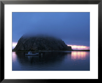 Morro Rock At Sunset, Morro Bay, Ca by Stephen Saks Pricing Limited Edition Print image