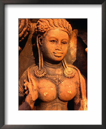 Aspara Bas-Relief At Banteay Srei, Angkor, Siem Reap, Cambodia by Anders Blomqvist Pricing Limited Edition Print image