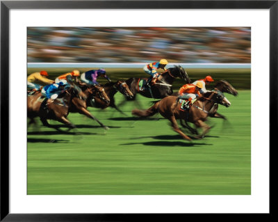 Thoroughbred Race In Action by Peter Walton Pricing Limited Edition Print image