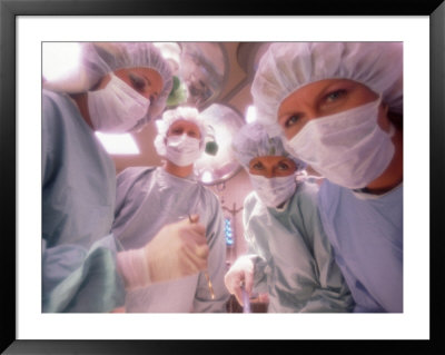 Medical Staff During Surgery by Daniel Fort Pricing Limited Edition Print image