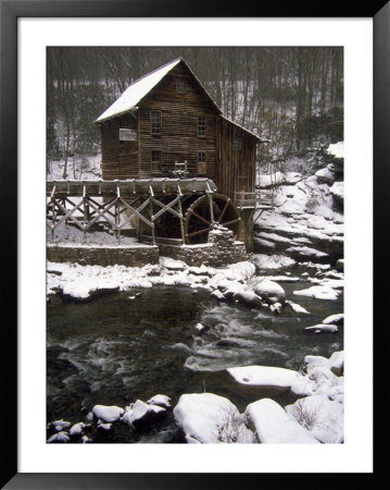 Old Mill, Babcock State Park, West Virginia by Charles Benes Pricing Limited Edition Print image