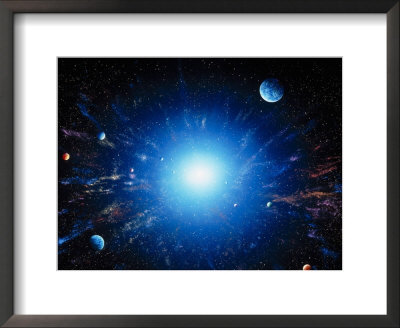 Space Illustration by Ron Russell Pricing Limited Edition Print image