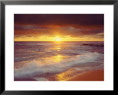 Sunset Cliffs Beach On The Pacific Ocean At Sunset, San Diego, California, Usa by Christopher Talbot Frank Pricing Limited Edition Print image