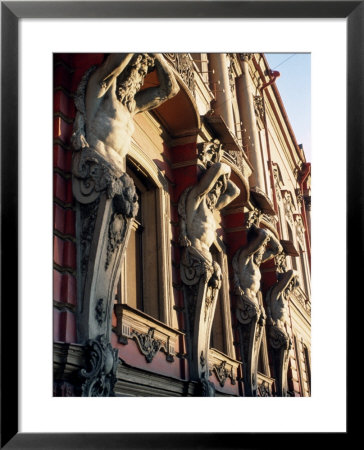 Detail Of Building, St. Petersburg, Russia by Jeff Greenberg Pricing Limited Edition Print image